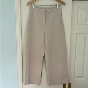 ‘S MaxMara Stylish Beige Wide-Leg Pants S